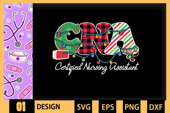 Christmas Lights CNA Nurse Embroidery Design Review