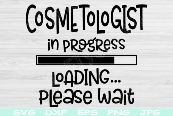 Cosmetologist in Progress Loading SVG: An Embroidery Designer’s Review