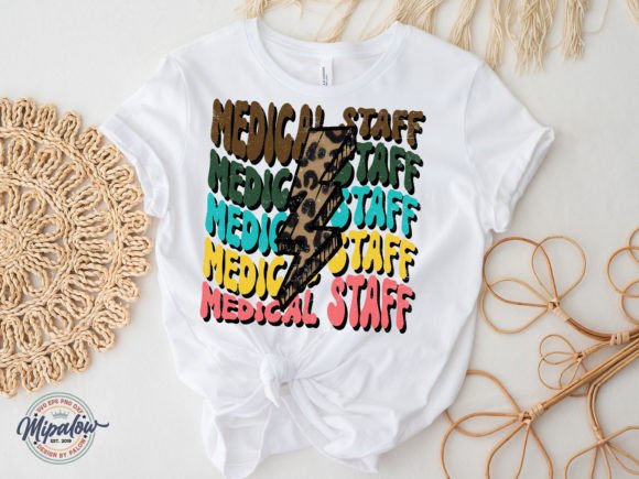 Medical Staff Png, Groovy Wavy Retro.