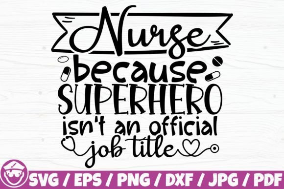 Nurse Because Superhero Isn’t a Job: Embroidery Design Review