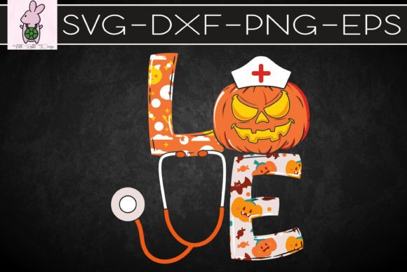 Womens Love Nurse Life Pumpkin Leopard